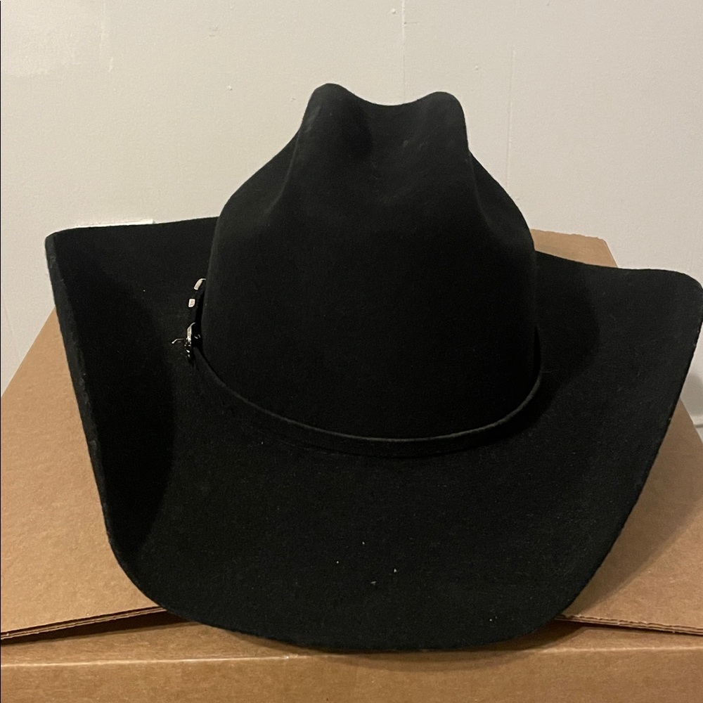 Sleek Black Western Hat